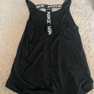 Nike Women's Black Strappy Tank Top